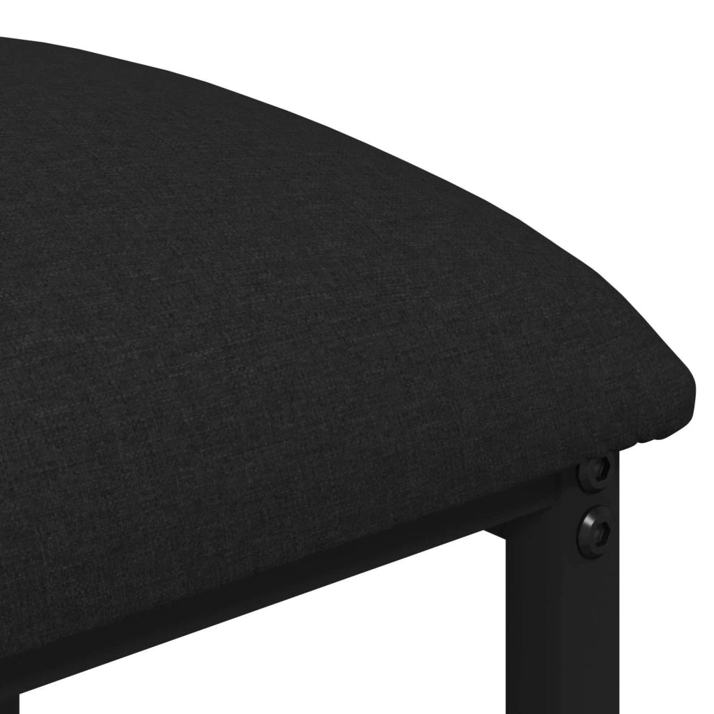 Sgabello da bar 2 pz Nero 40 x 32 x 64 cm Legno ingegnerizzato 8006210