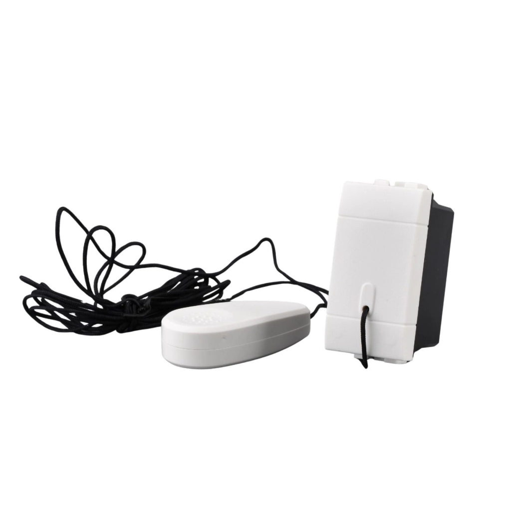 Pulsante Tirante Con Corda 1P 16A 220V MBL Bianco 1M Compatibile Bticino Living Light BLB1101