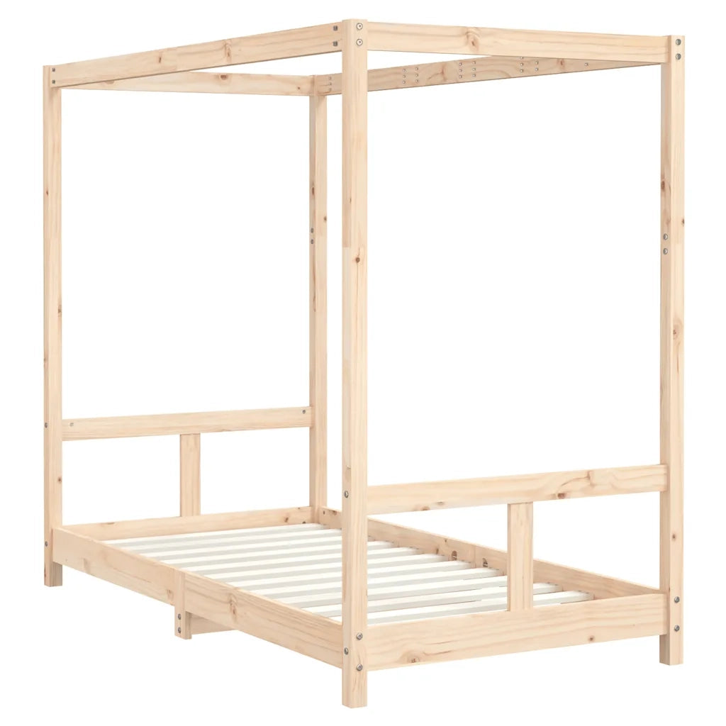 Giroletto per Bambini-Struttura Letto Bambini 80x160 cm in Legno Massello di Pino 612658