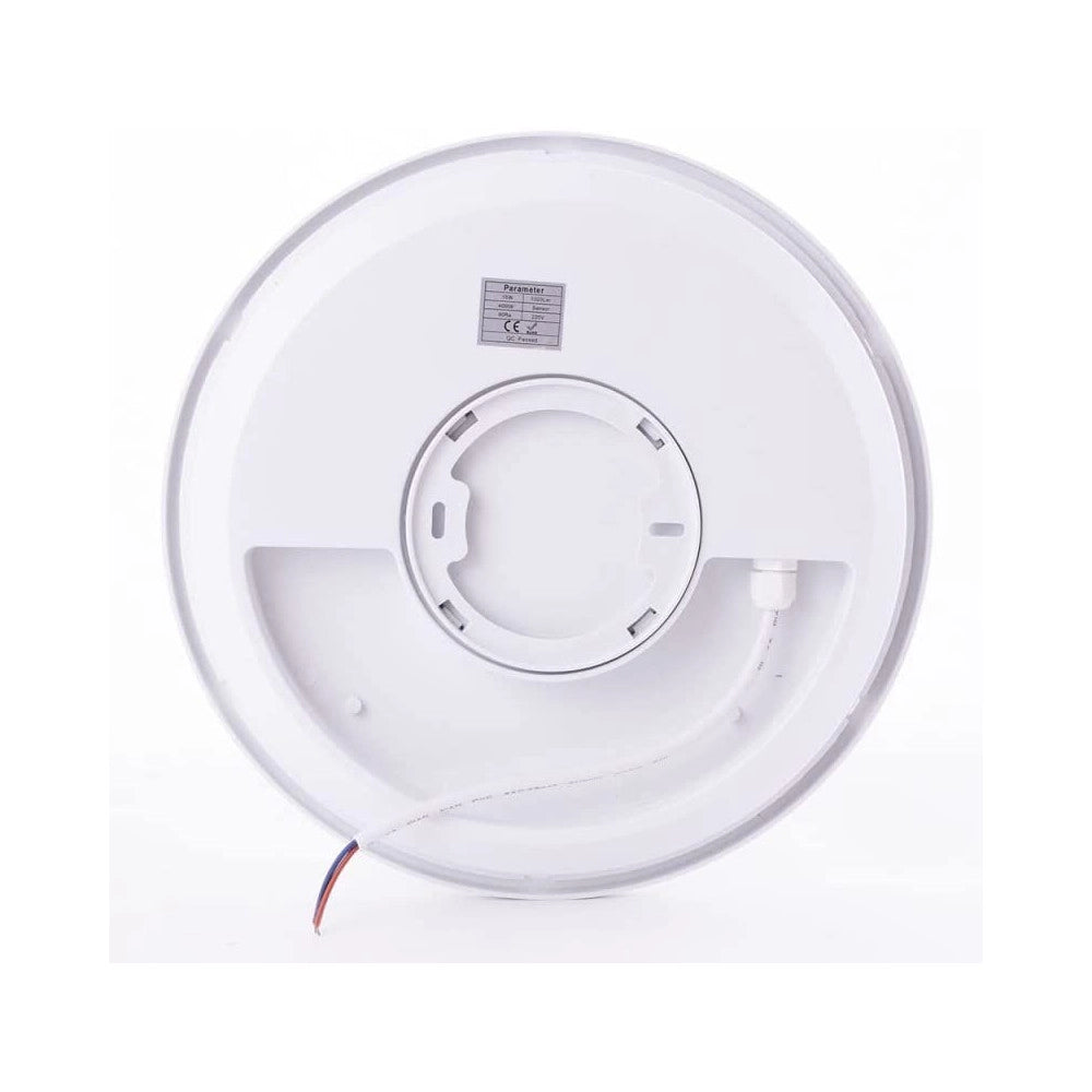 Trade Shop - Lampada Led Con Sensore Movimento Infrarossi Plafoniera Rotonda 15 Watt Ycb1073b -