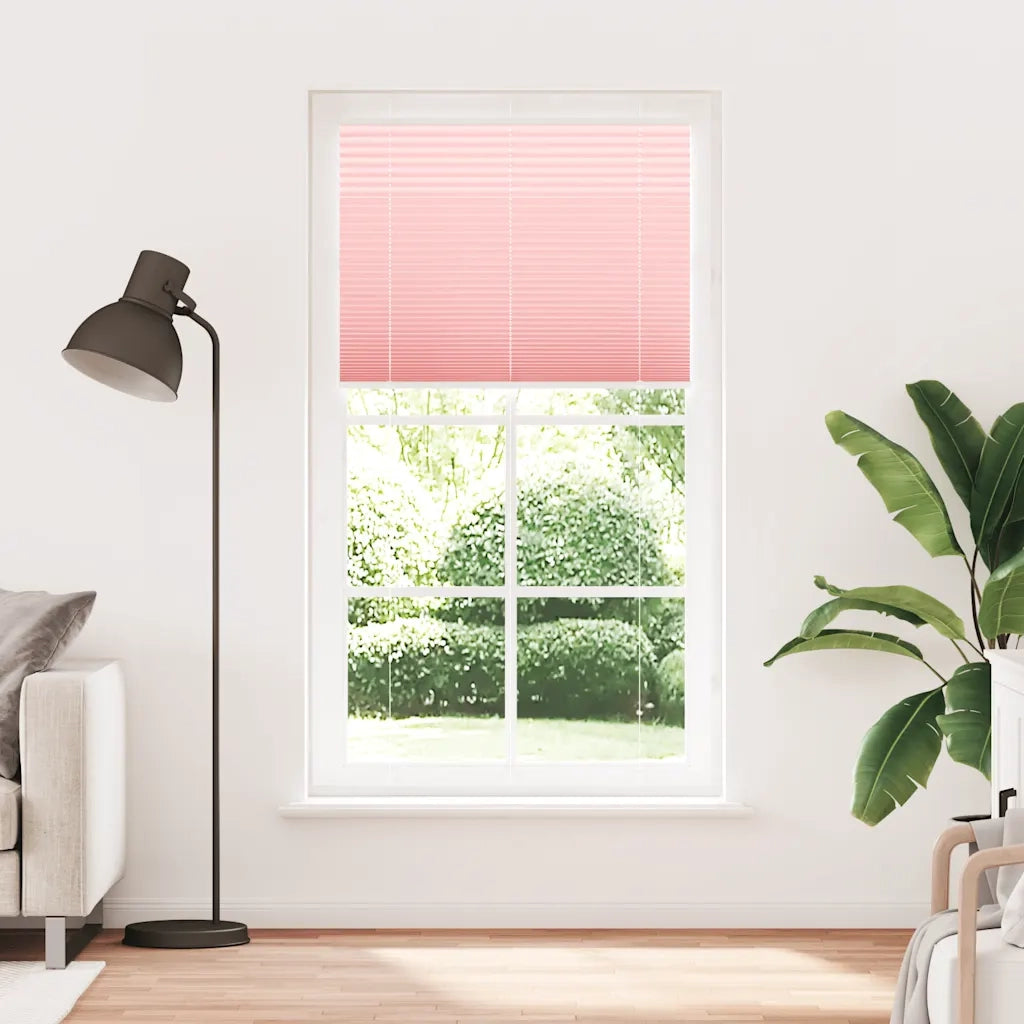 Tenda Plissettata Rosa 110x200 cm Larghezza Tessuto 109,4 cm 4015468