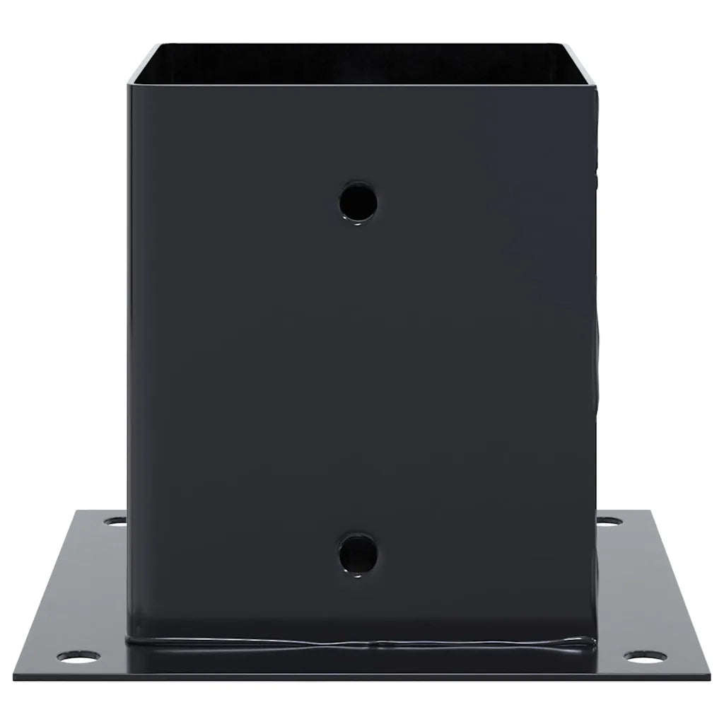 Basi per Pali Quadrati 4pz 121x121mm Acciaio Verniciato Polvere 42000032