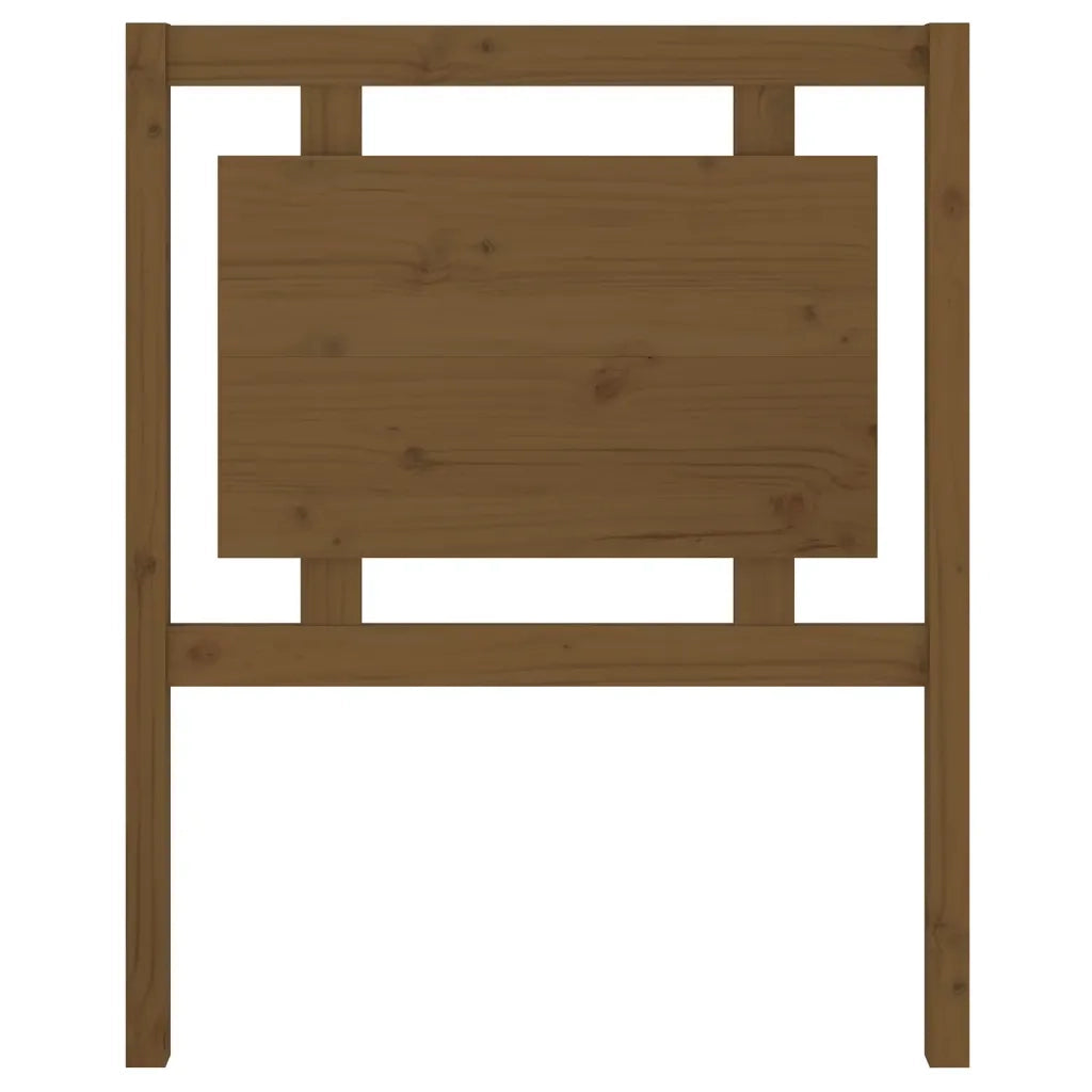 Testiera per Letto ambra 80,5x4x100cm in Legno Massello di Pino 817918