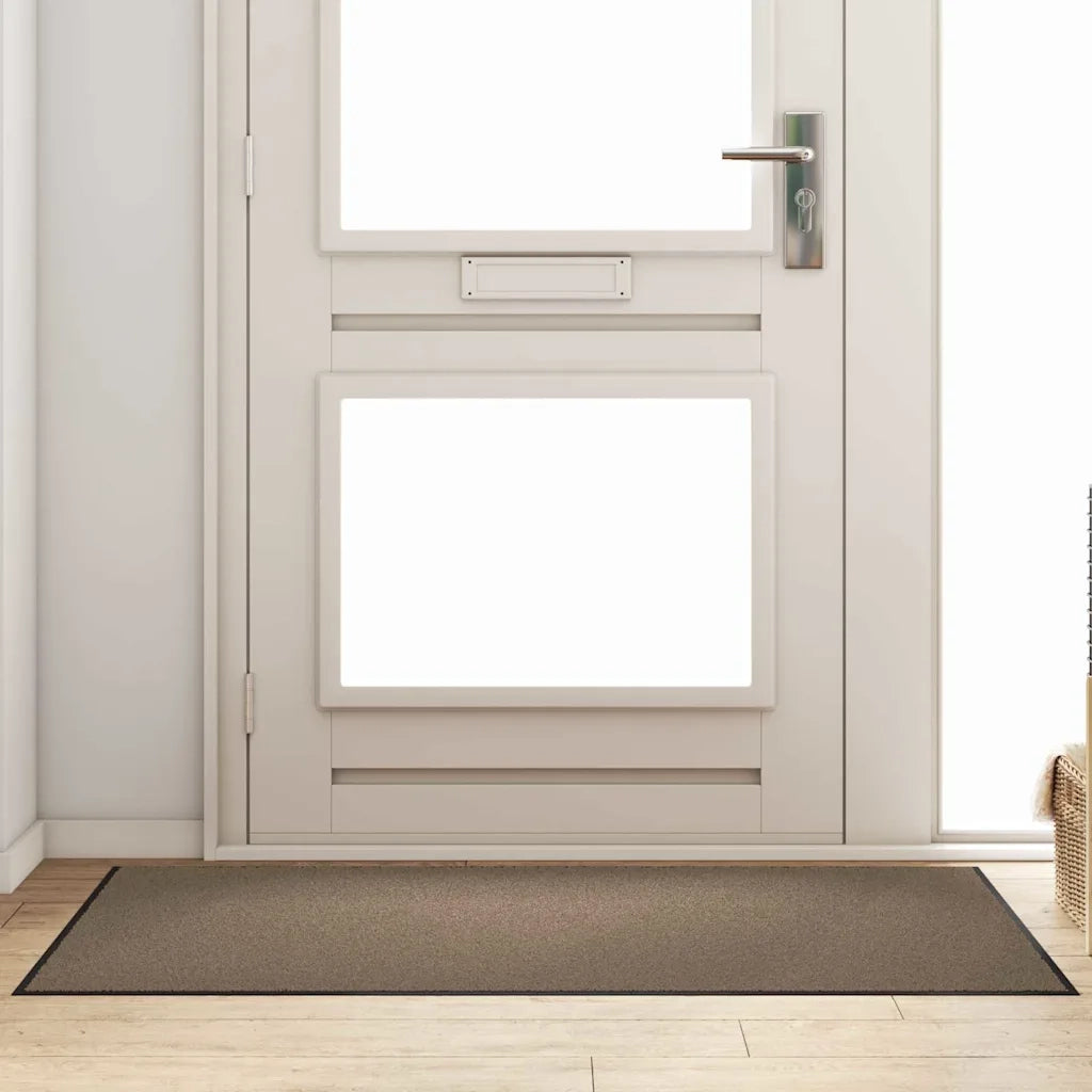 Tappetino Beige e Nero 90 x 150 cm 100% Poliammide 4100786