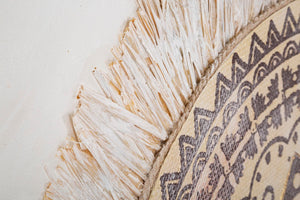 Dipinto su Tela Malindi 100x2,8x100 cm in Legno e Tessuto