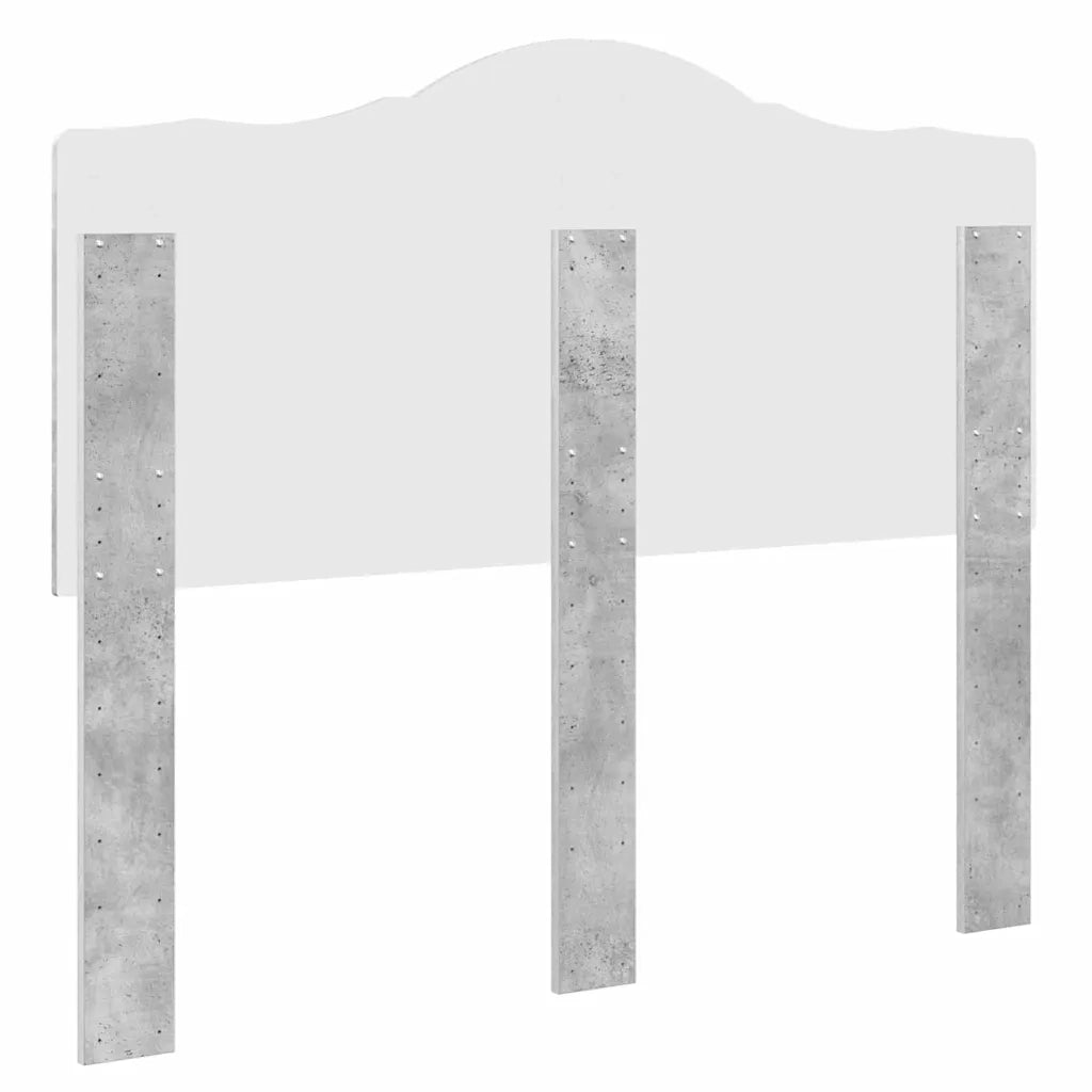 Testiera-Testata-Testiera Decorativa Grigio cemento 120 cm Legno multistrato 581046