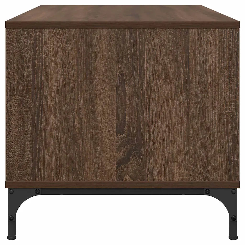 Tavolino da salotto con cassetto Rovere Marrone 90 x 49 x 46 cm