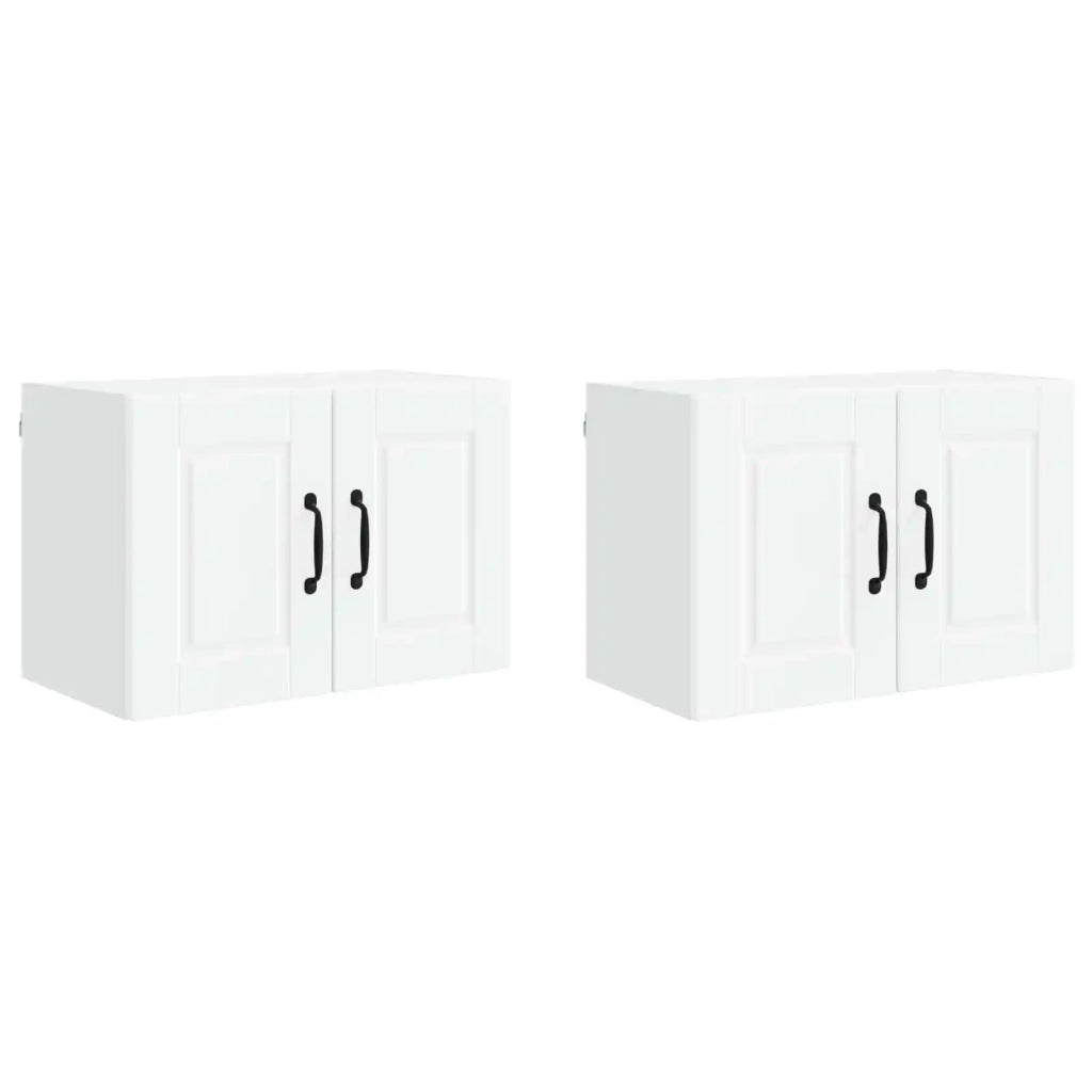 Pensile da cucina | Armadietto a muro PORTO 2 pz Bianco 60 x 31 x 40 cm