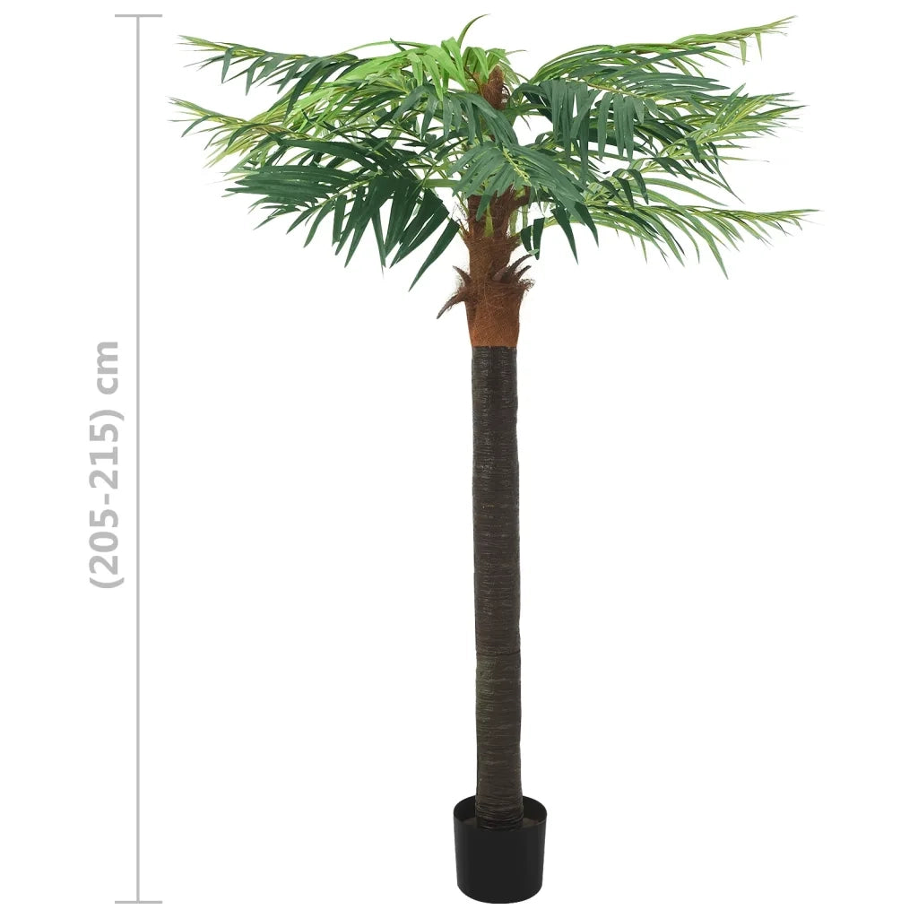 Palma di Phoenix Artificiale con Vaso 215 cm Verde CFW8464690