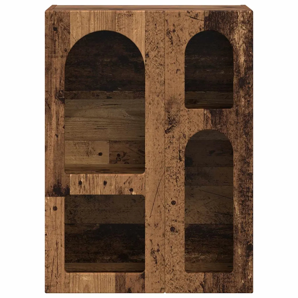 Credenza-Buffet-Armadio da cucina Legno vecchio 59 x 35 x 80.5 cm Legno multistrato