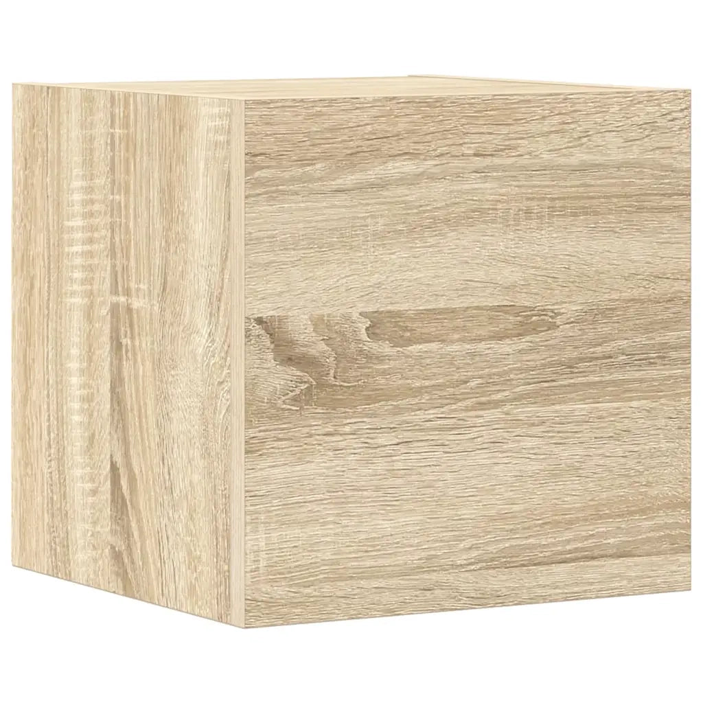 Set di Mobili Porta TV 4 pz-Credenza per TV Rovere Sonoma in Legno Multistrato 505571