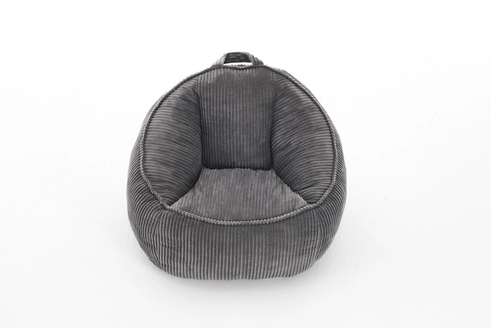 Sacco da seduta ¨C Minimal ¨C grigio chiaro velluto imbottito