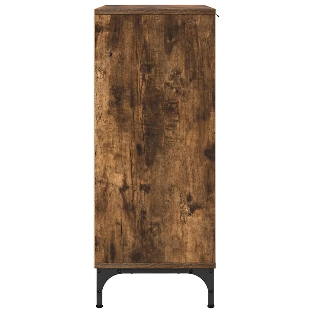 Credenza Rovere fumé 69,5 x 33 x 82 cm Legno multistrato