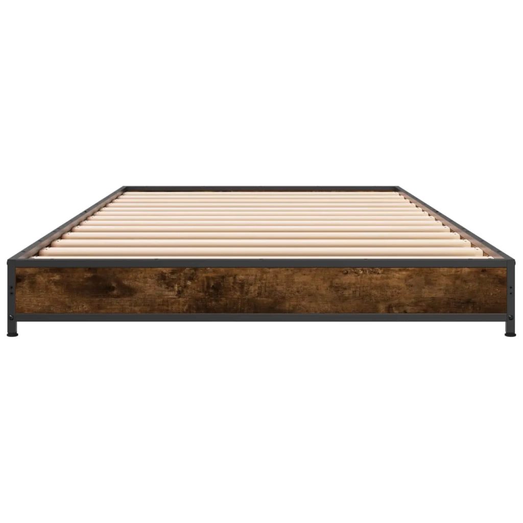 Struttura del letto-Giroletto Rovere Fumo 80 x 200 cm 159616
