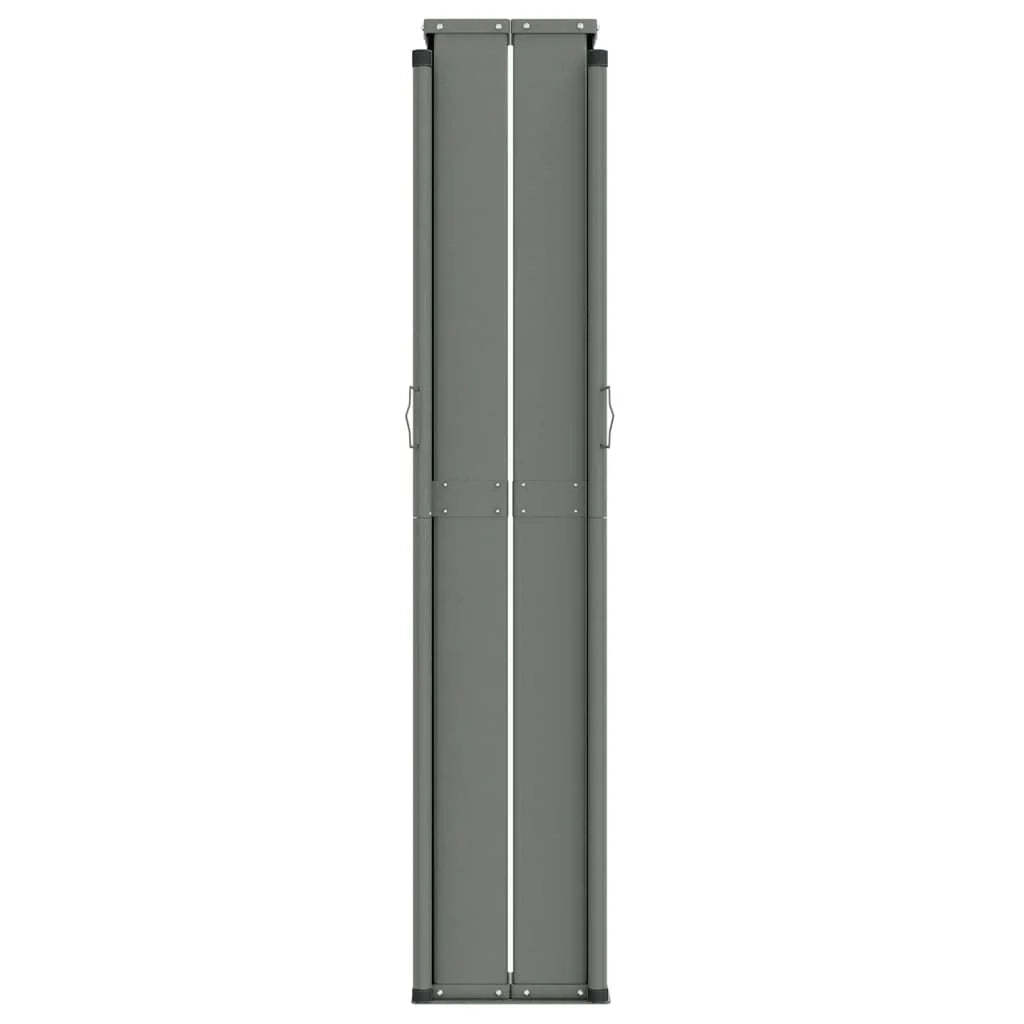 Tenda da sole laterale retrattile/schermo privacy per patio giardino terrazza balcone 200 x 1200 cm marrone 02_0007420
