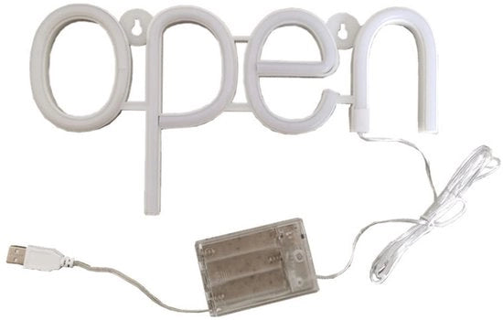 Luminaria Neon Mini - Alta Visibilità - Mini Neon Lampada - Impermeabile - Facile da Installare - 2 Modalità di Alimentazione - Materiale in Plastica - Bordo Aperto