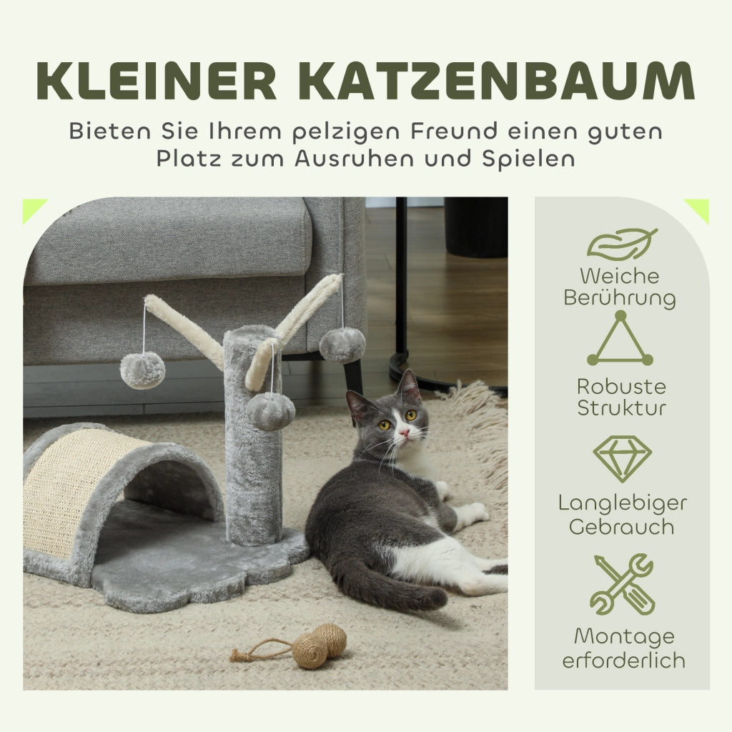 Tiragraffi per Gatti ¨C zephmum ¨C Grigio Chiaro 40 cm