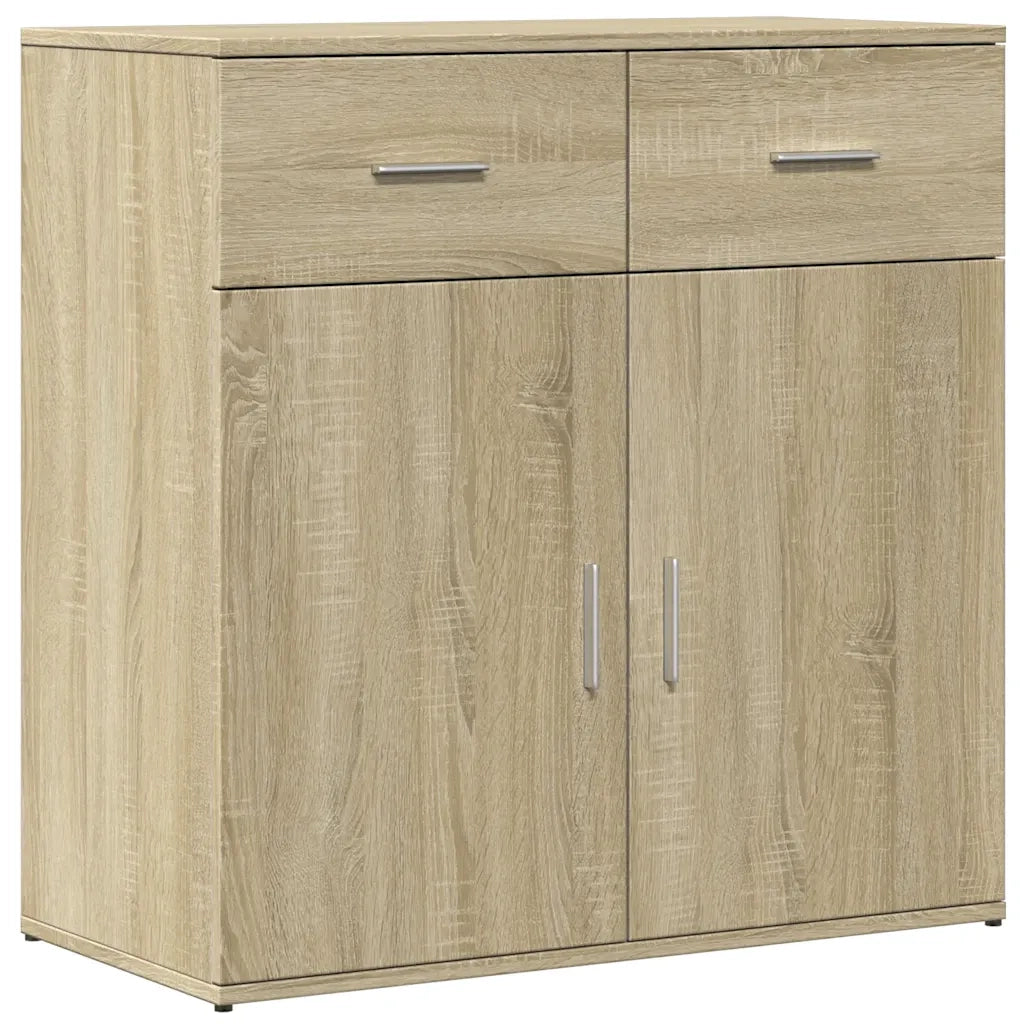 Credenze 2 pz Rovere Sonoma 79x38x80 cm in Legno Multistrato 3276618