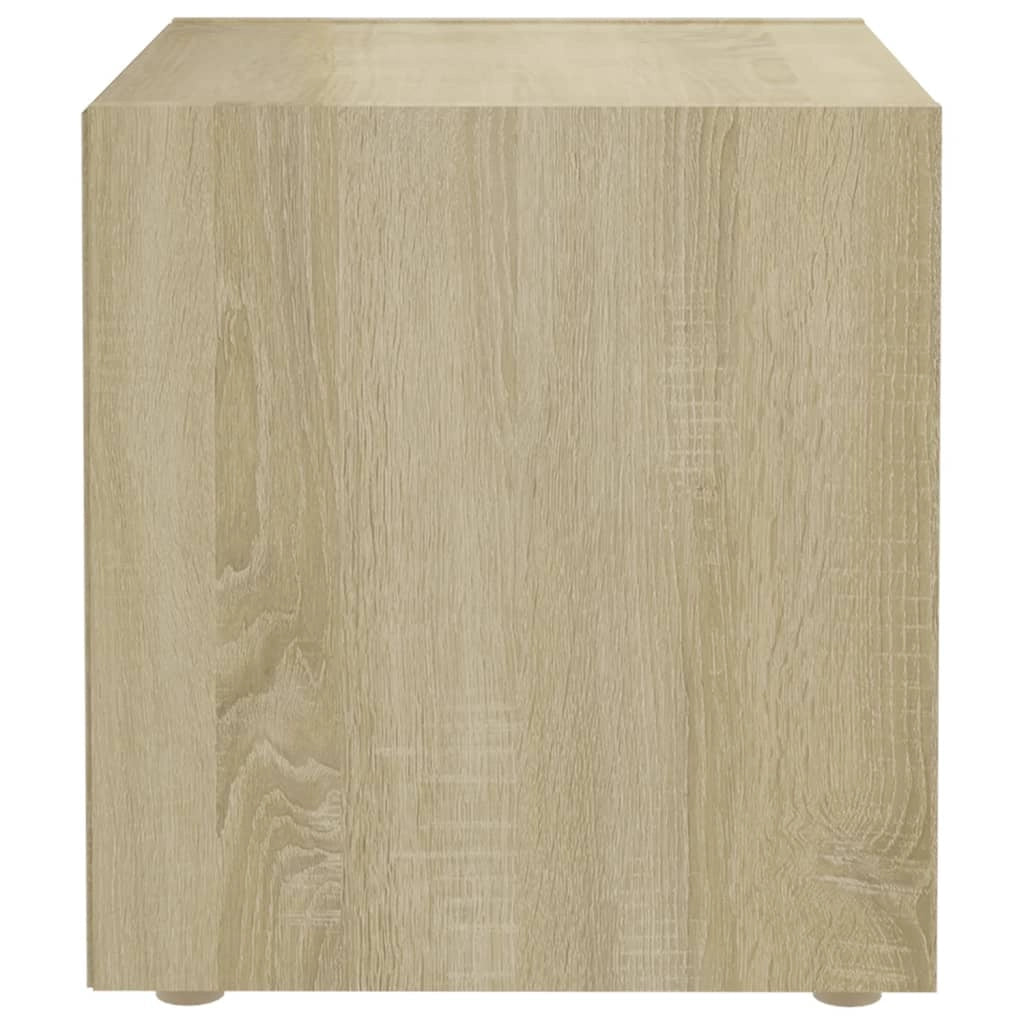 Mobile TV multimediale mensola TV credenza TV sala da pranzo soggiorno camera da letto rovere Sonoma 37 x 35 x 37 cm legno ingegnerizzato marrone 02_0027525