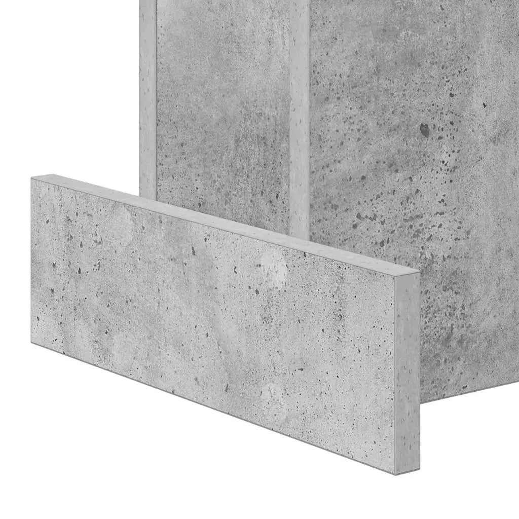 Tavolino Grigio cemento 35,5 x 35 x 40 cm Legno multistrato 891211