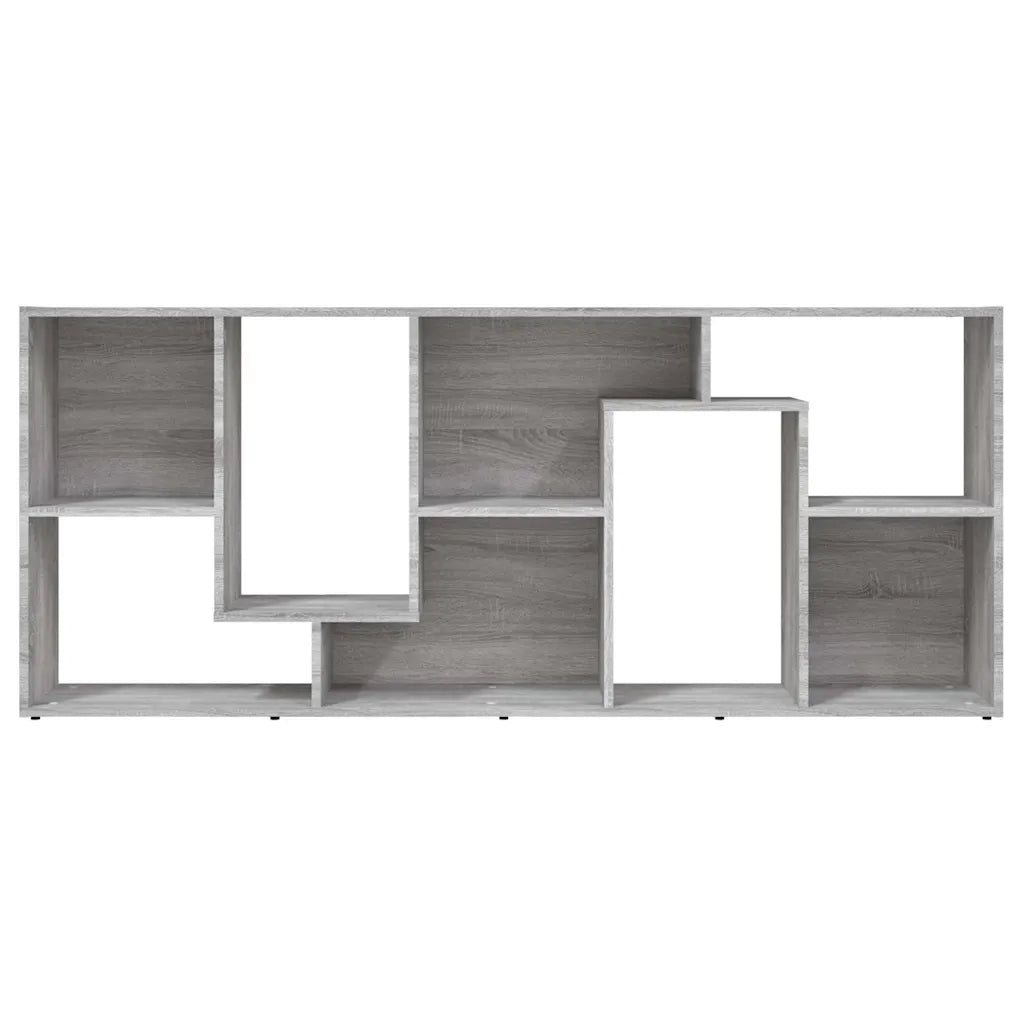 Libreria-Scaffale per Libri-Mobile di Stoccaggio Grigio Sonoma 67x24x161 cm in Legno Ingegnerizzato