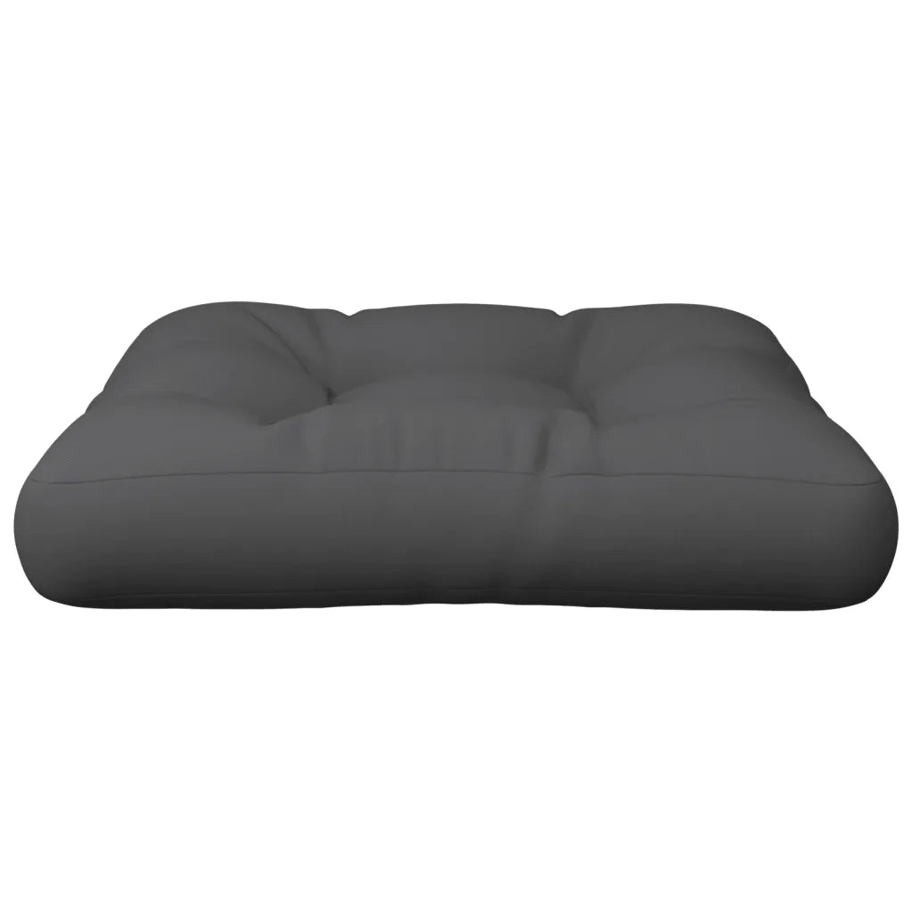 Cuscino per Pallet Antracite 60x61,5x10 cm in Tessuto