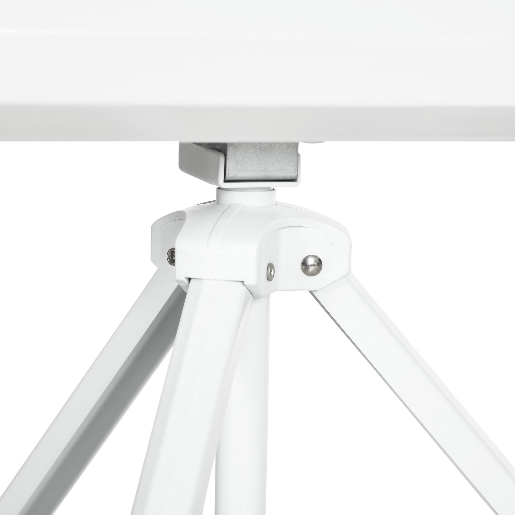 Telo Proiettore 84” 16:9 con Treppiede 200x8x118 cm in Plastica e Metallo Bianco