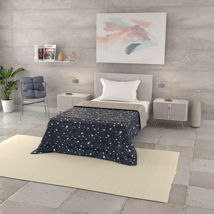 Trapuntino Matrimoniale 100gr con Stampa in Microfibra Belle