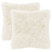 Federa 2 pcs HEERLEN Bianco 40 x 40 cm Fleece PV 908668
