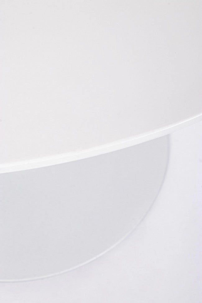 Tavolo Ø100x75h cm Bloom Bianco Opaco
