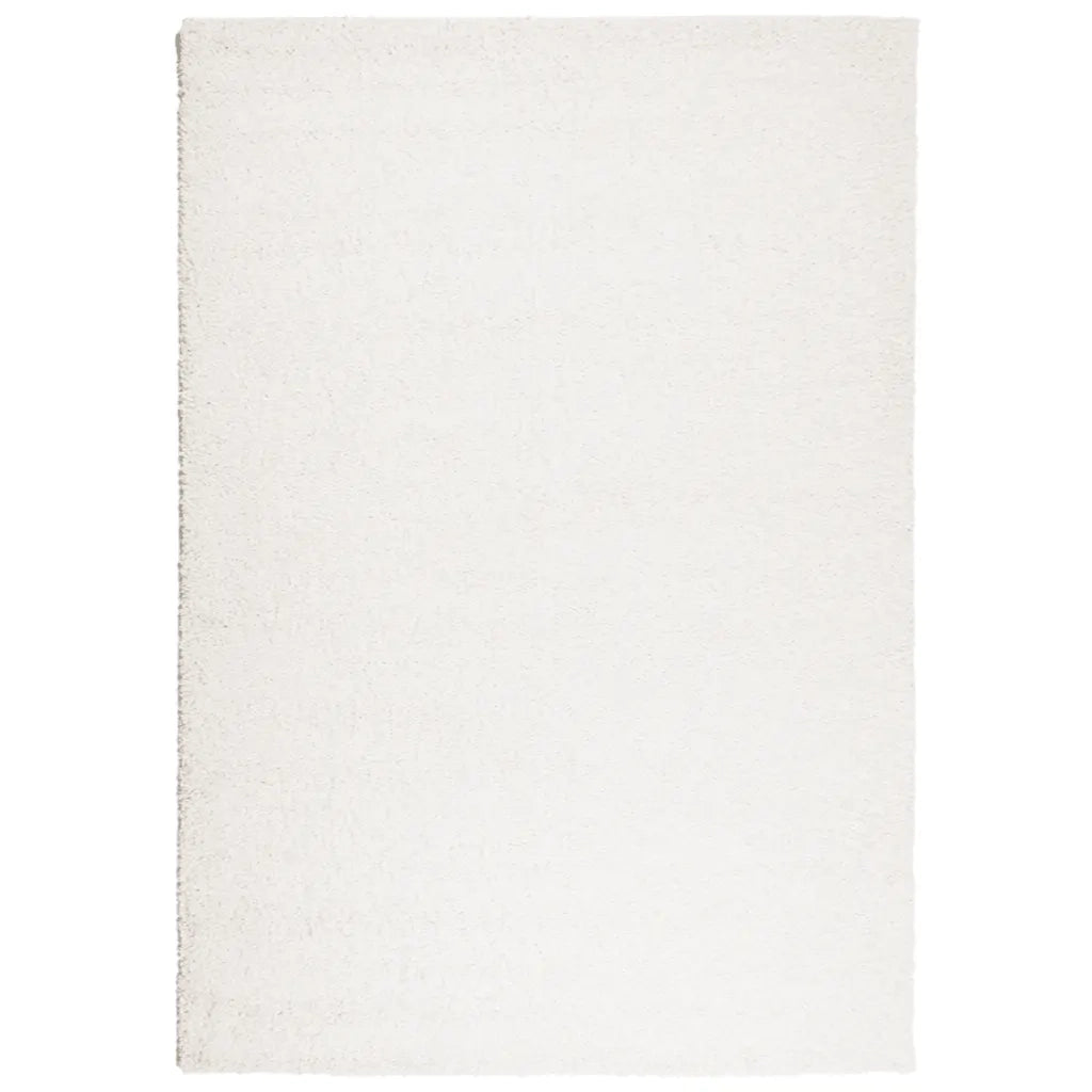 Tappeto Shaggy a Pelo Lungo Moderno Crema 140x200 cmcod mxl 90026
