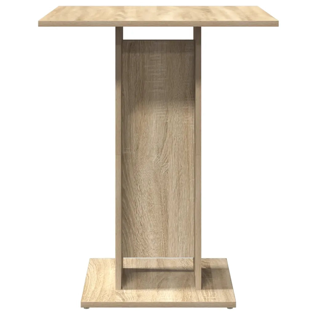Tavolo da Bistrot Rovere Sonoma 60x60x75 cm Legno Multistrato 802105