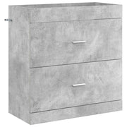 Mobiletto da Bagno Sotto Lavabo Grigio Cemento
