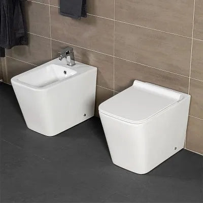 Copriwater originale soft-close per wc sospeso e filomuro Malaga