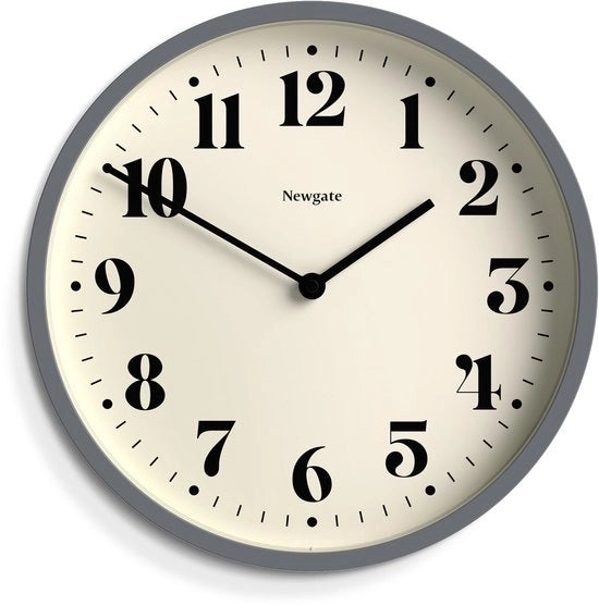 Orologio da Parete Moderno con Numeri 4 – Piccoli Orologi da Parete – Orologio da Parete Sferico – Orologio da Cucina – Orologi da Soggiorno – Orologio da Ufficio – Abitacolo Moderno – Dial Minimale (Blu Marino)