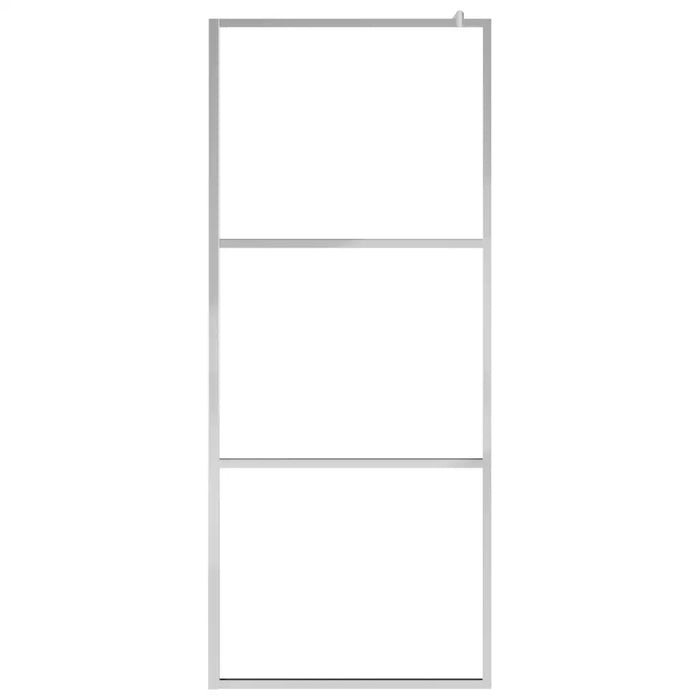 Parete per Doccia Walk-in in Vetro Trasparente ESG 90x195 cm