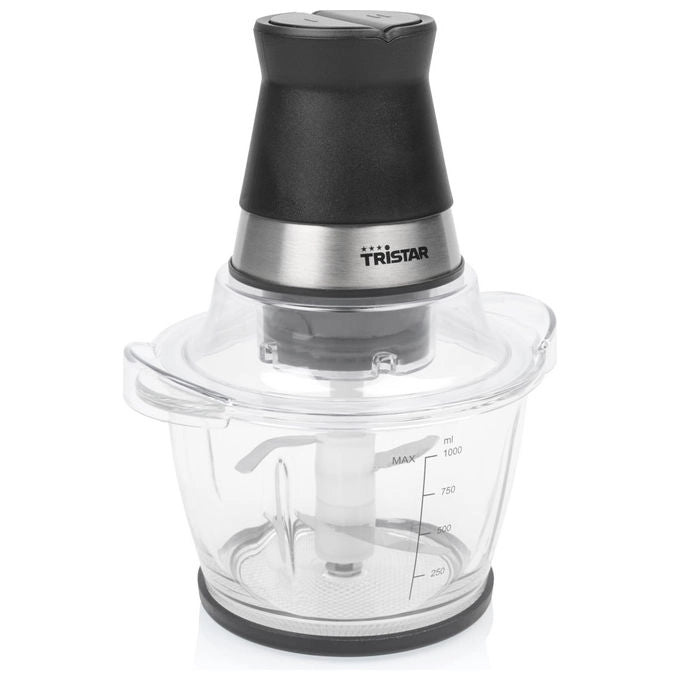 Tristar Tritatutto Recipiente in Vetro 1 L 4 Lame in Acciaio Inossidabile Motore 400 W BL-4024