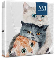 Servetten di carta 3 strati 33 x 33 cm 20 pezzi Stampati con inchiostro a base d'acqua Decorazione per compleanni Ideali per feste di bambini Adatti per feste di bambini Colori Better Together servetten di carta