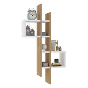 Cupello, Mensola 8 Ripiani, 54x20x108h cm Bianco