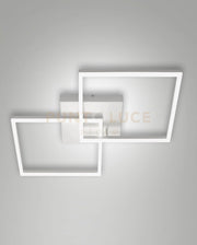 BARD  PLAFONIERA BIANCA NW L.65X65CM A LED 4000K - 52W - 5400 lm DIMMERABILE C/ACC.