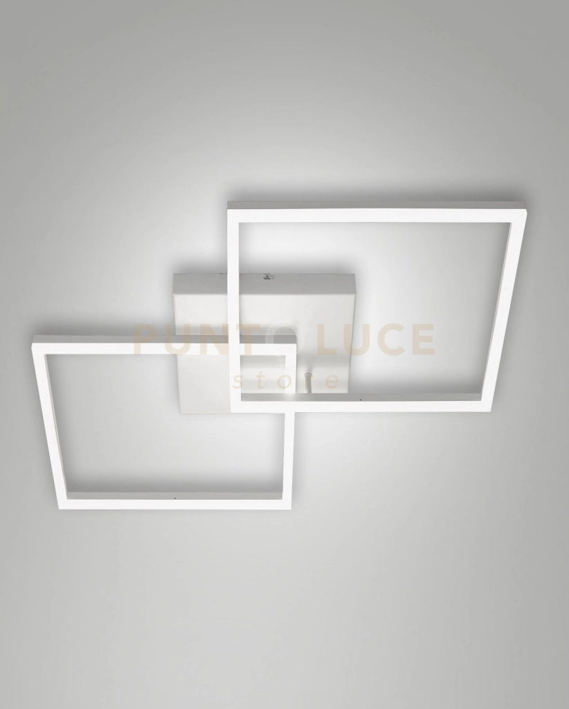 BARD  PLAFONIERA BIANCA NW L.65X65CM A LED 4000K - 52W - 5400 lm DIMMERABILE C/ACC.