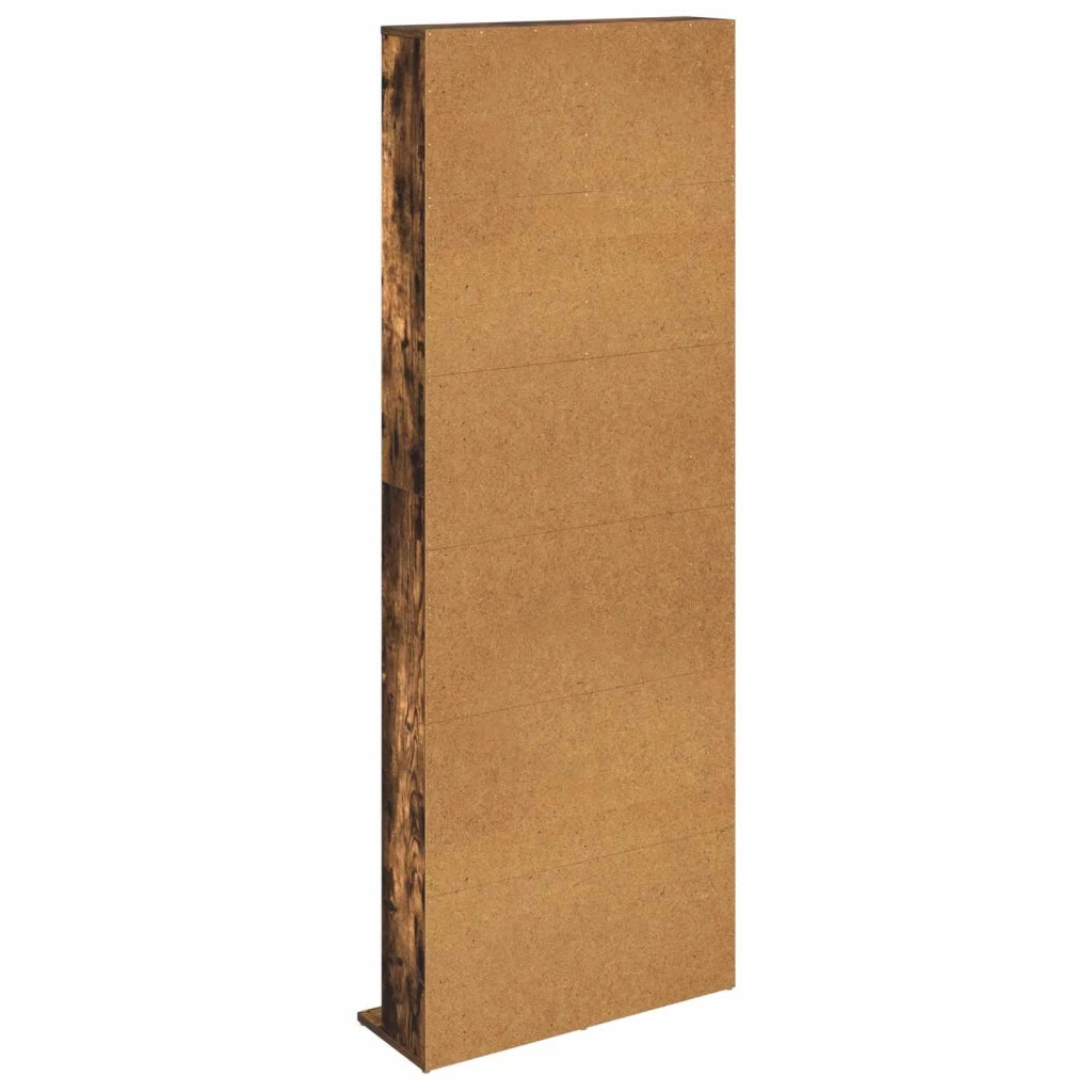 Mobile per CD Rovere Fumo 65 x 23,5 x 175 cm 8012662