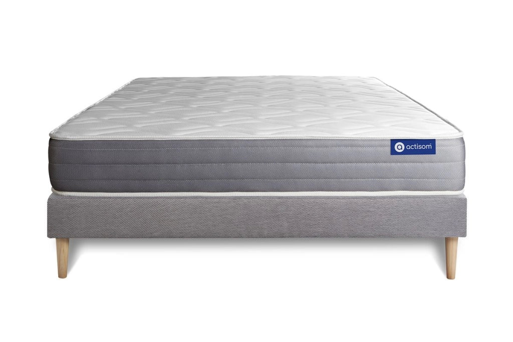Kit rete e materasso matrimoniale Actilatex dream 140x200cm - Spessore : 22cm - Lattice e memory foam - Moderatamente rigido
