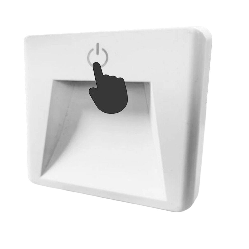 Trade Shop - Luce Notturna A Led 0.5w Con Accensione Touch Lampada Con Spina Punto Luce Xgcmd-004 -