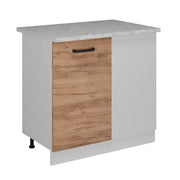 Vicco Mobile ad angolo cucina Quercia dorata 86 cm PL Marmo