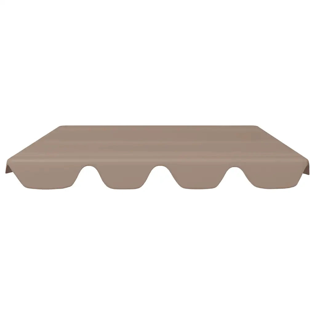 Baldacchino per Dondolo Giardino Tortora 150/130x105/70 cm CFW4086779