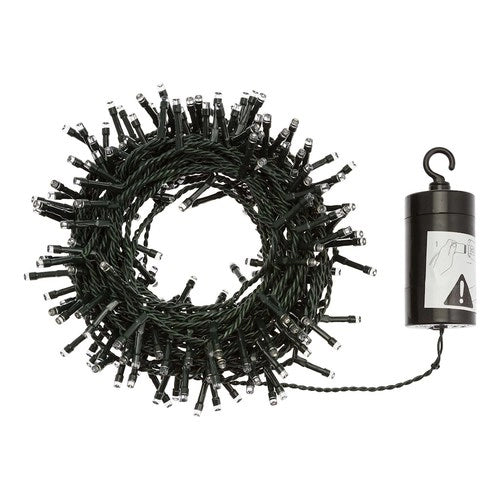 Catena TL 240 LED BIANCO CALDO 8G Timer IP44 0,5+9,6m