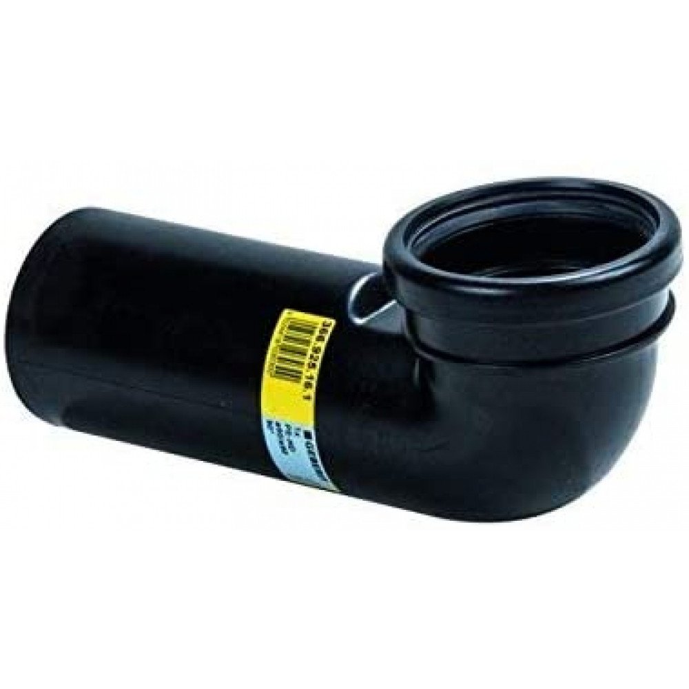 Curva wc s attacchi d.090 nero s aldare geberit 366.925.16.1 b00d