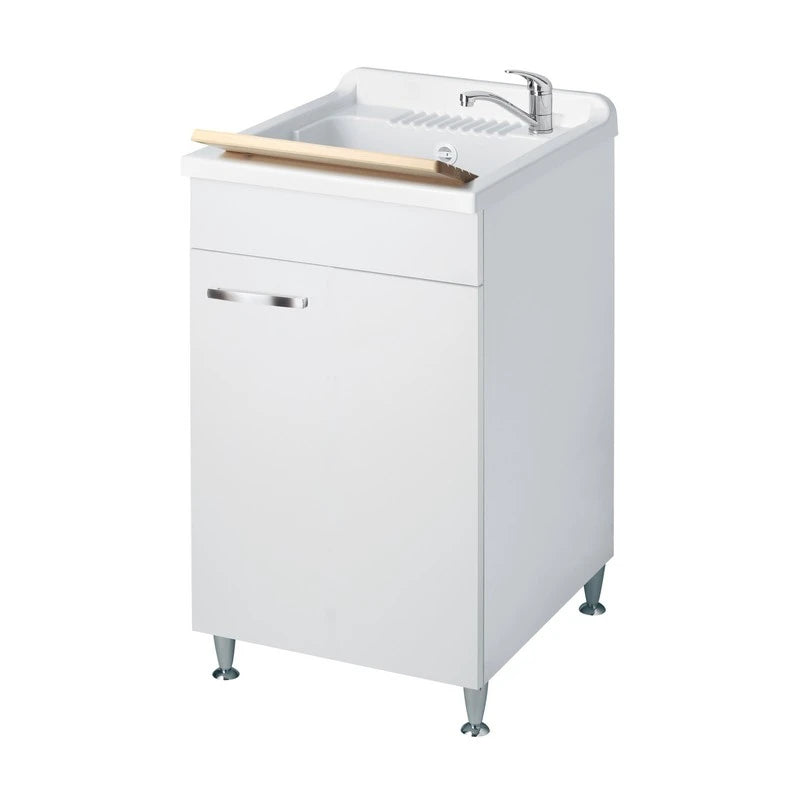 Lavatoio 50x50 a una anta con cestelllo - serie Classica