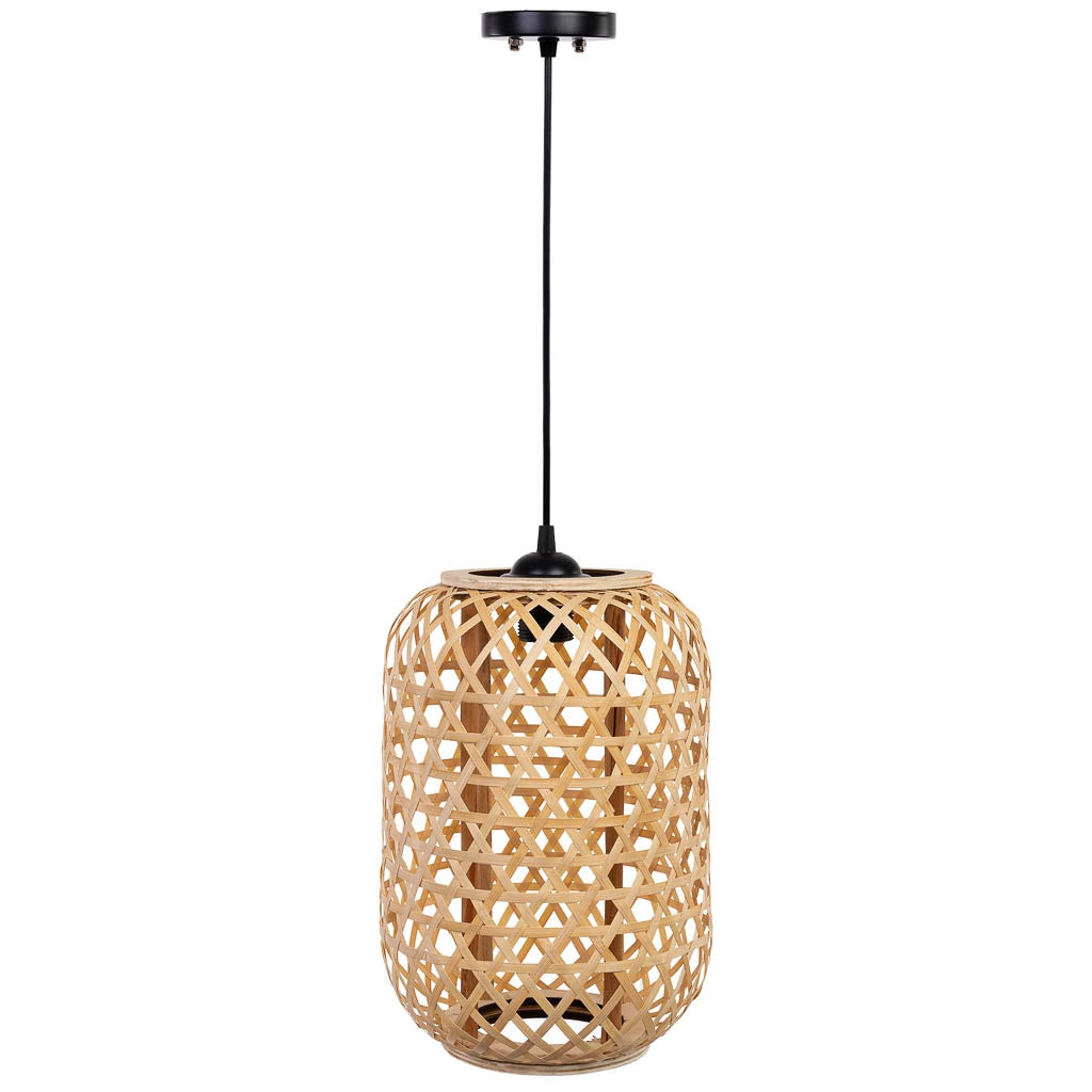Lampada da soffitto in bambù D23x33h cm